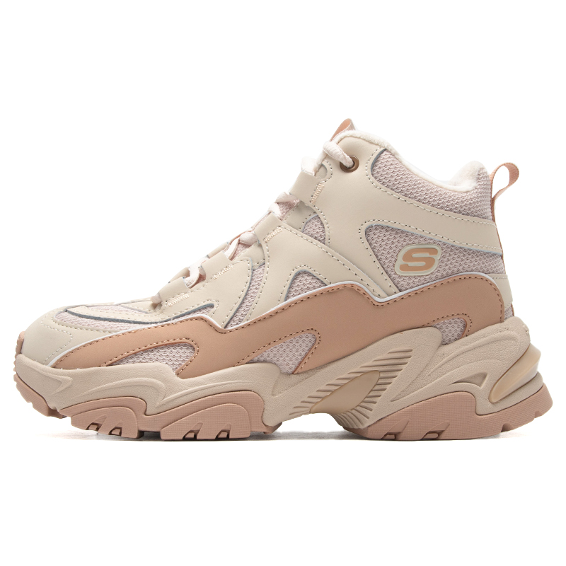 Women Shoes Skechers - Skechers Women's High-Top Sneakers with Fleece