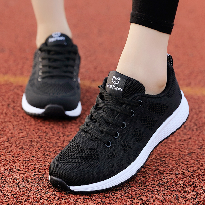 Women Shoes Skechers - Breathable Women Running Shoes Lightweight Anti-slip
