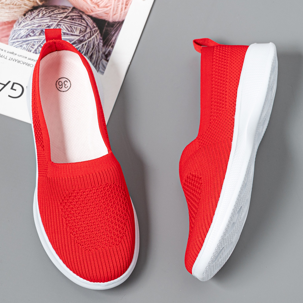 Summer Women Shoes Knitted Soc - Women Shoes Skechers avaliação e preço