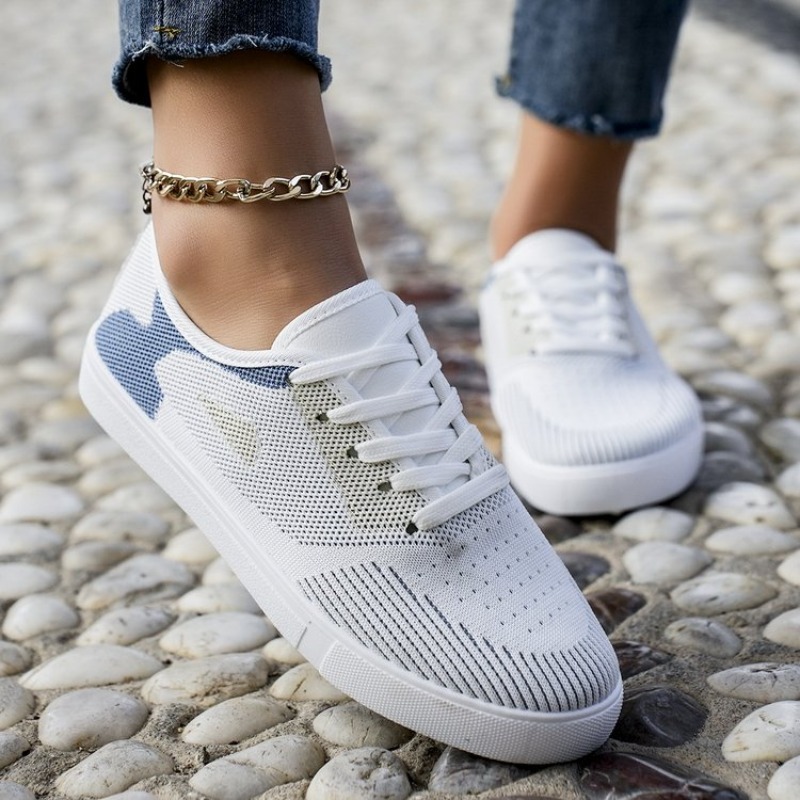 Women Casual Sneakers Woven Lo - Women Shoes For Walking avaliação e preço