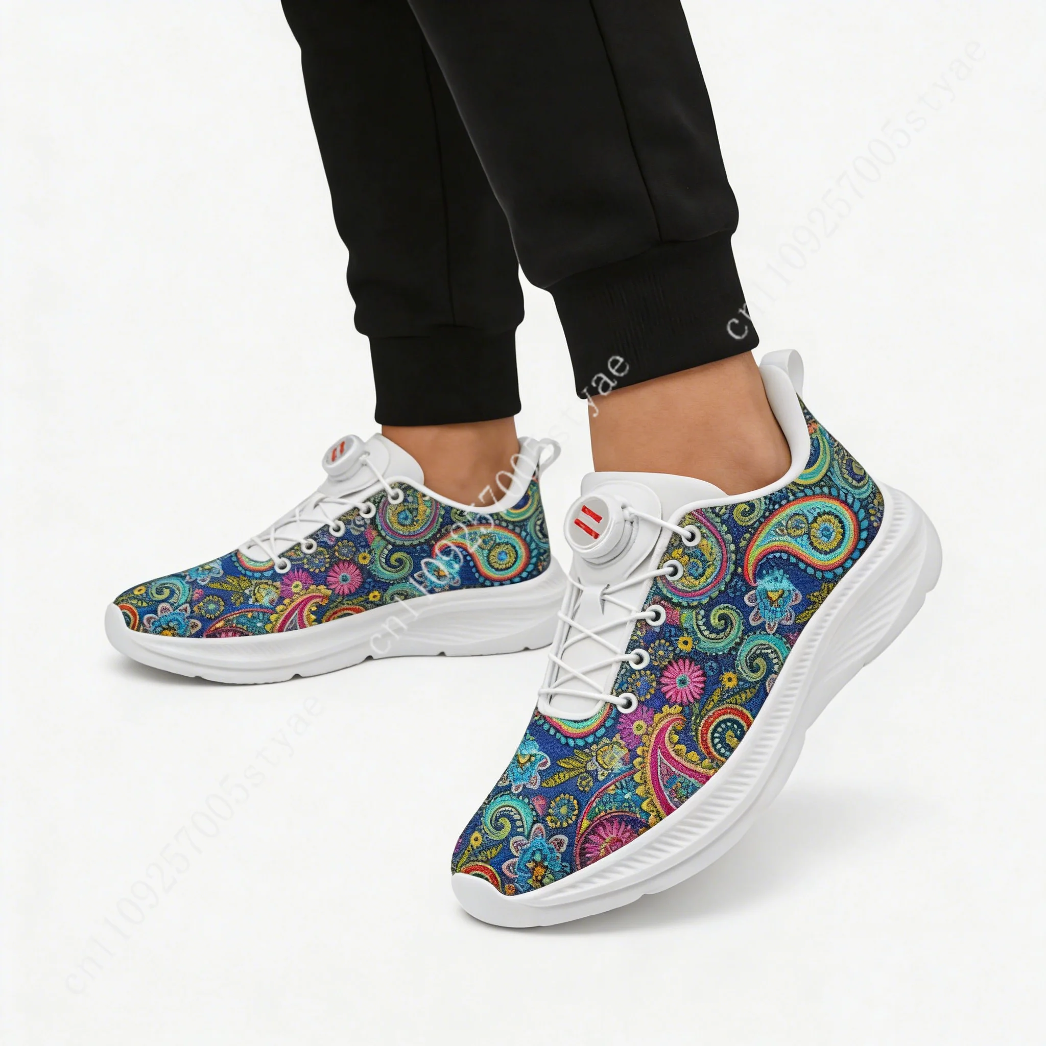 Bohemian Mandala Floral Print  - Women Shoes For Walking avaliação e preço
