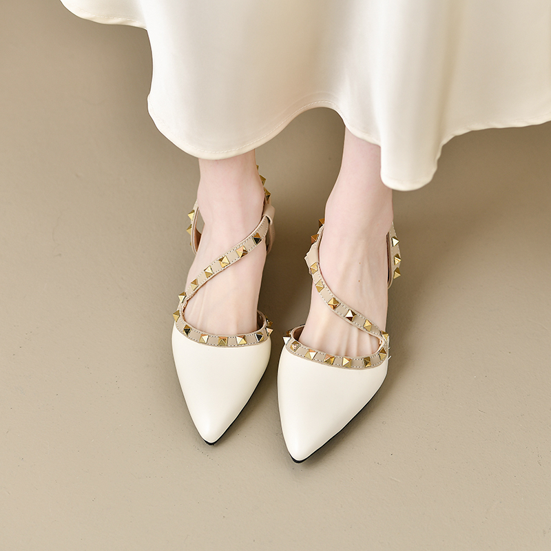 Women Shiny Back Buckle Strap  - Women'S Shoes Trendy avaliação e preço