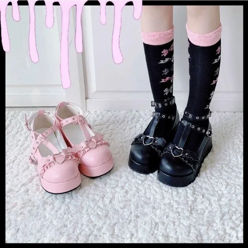 New Brand Girls Platform Wedge - Women Shoes Japanese Brand avaliação e preço