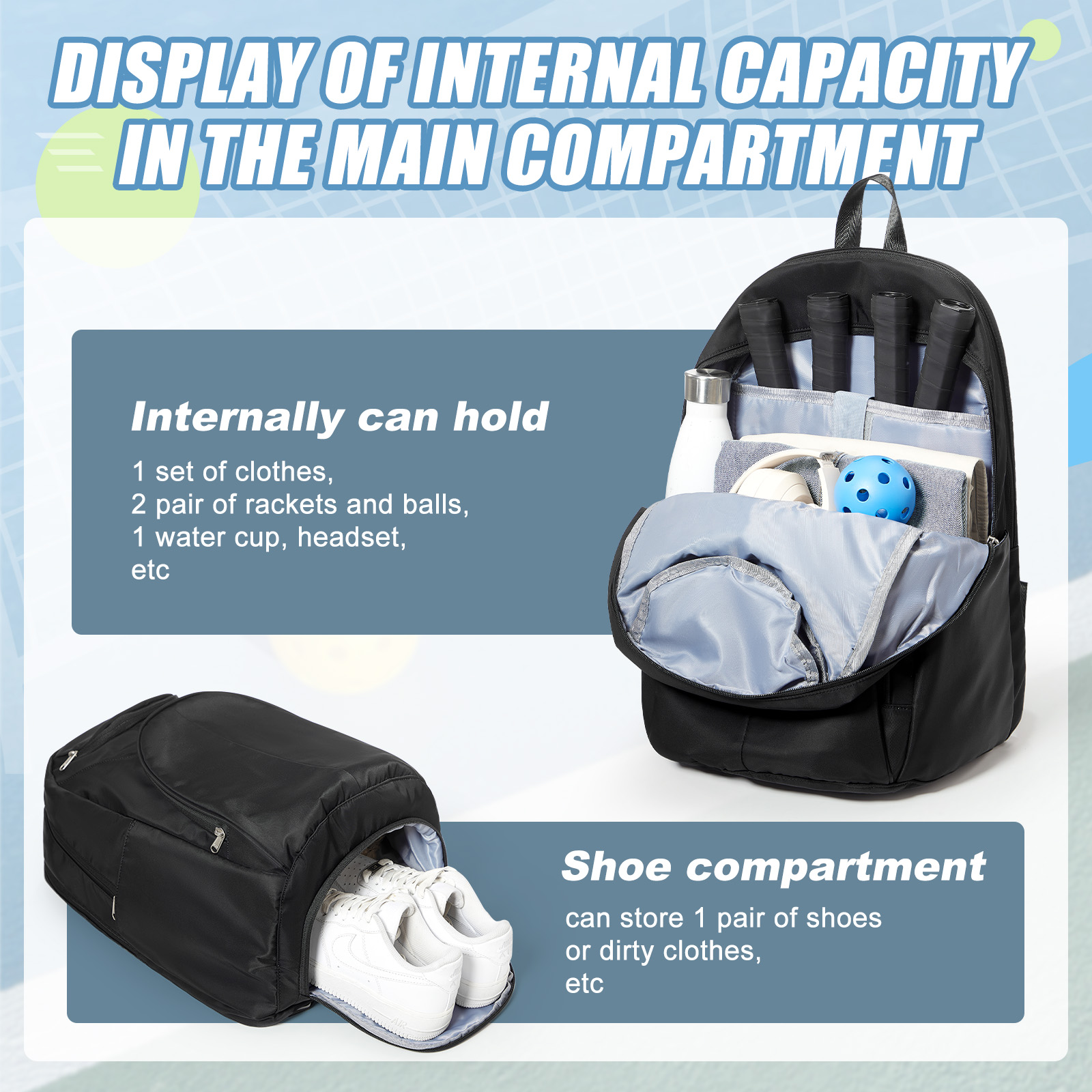 Tennis Bag Tennis Backpack 2 R - Women'S Shoes avaliação e preço