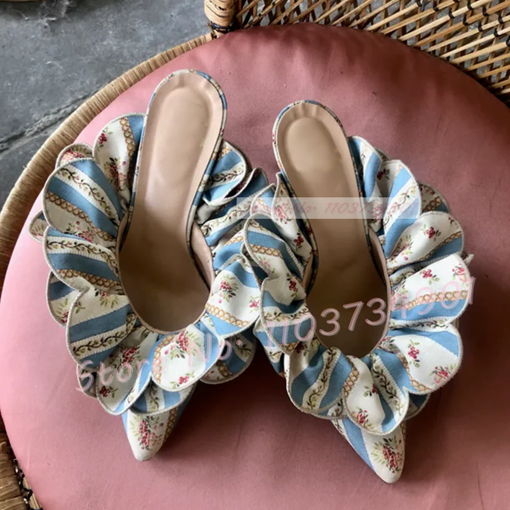White Flower Satin Pointed Toe - Women'S Shoes Big Feet avaliação e preço