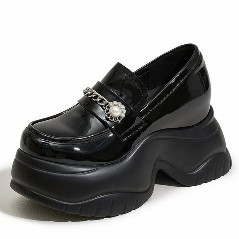 9cm New Microfiber Leather Sum - Women Shoes Japanese Brand avaliação e preço