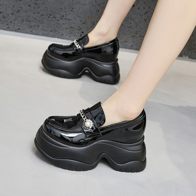 9cm New Microfiber Leather Sum - Women Shoes Japanese Brand avaliação e preço