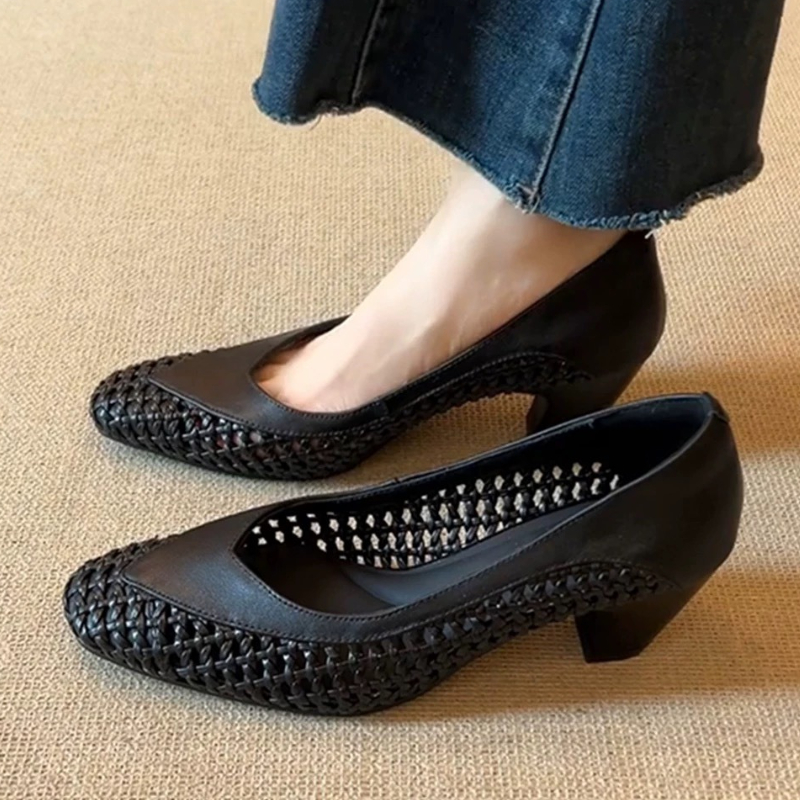 Brand Designer Woven Hollow Si - Women Shoes Japanese Brand avaliação e preço