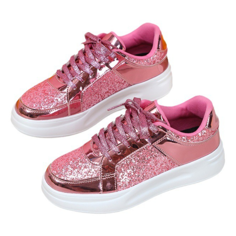 Fashion Sequin Shoes Women Cas - Women Shoes For Walking avaliação e preço