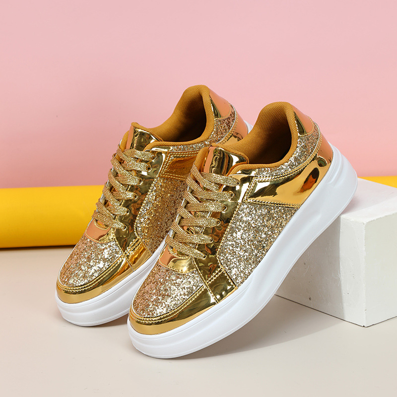 Fashion Sequin Shoes Women Cas - Women Shoes For Walking avaliação e preço