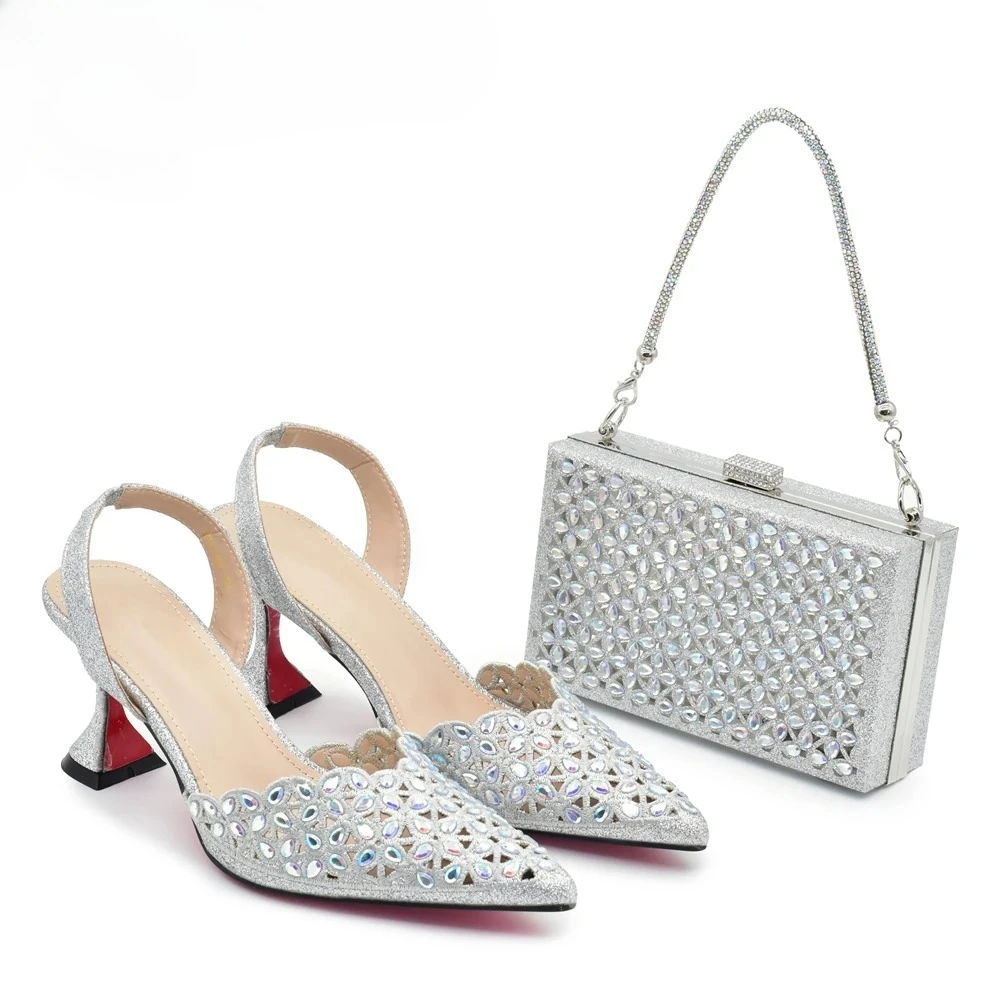 Silver Color Shoes and Bag for - Women'S Shoes avaliação e preço