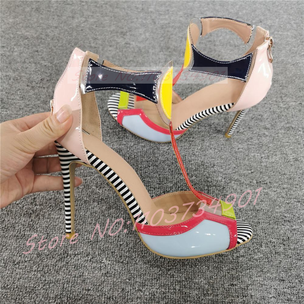 Mixed Colors Roman Sandals Wom - Women'S Shoes Trendy avaliação e preço