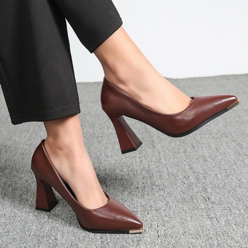 Spring New Pointed Toe Slip-On - Women'S Shoes Professional avaliação e preço
