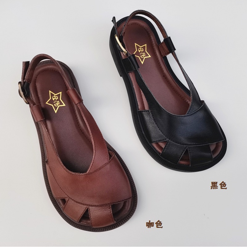 Careaymade-Genuine Leather wid - Women'S Shoes Big Feet avaliação e preço