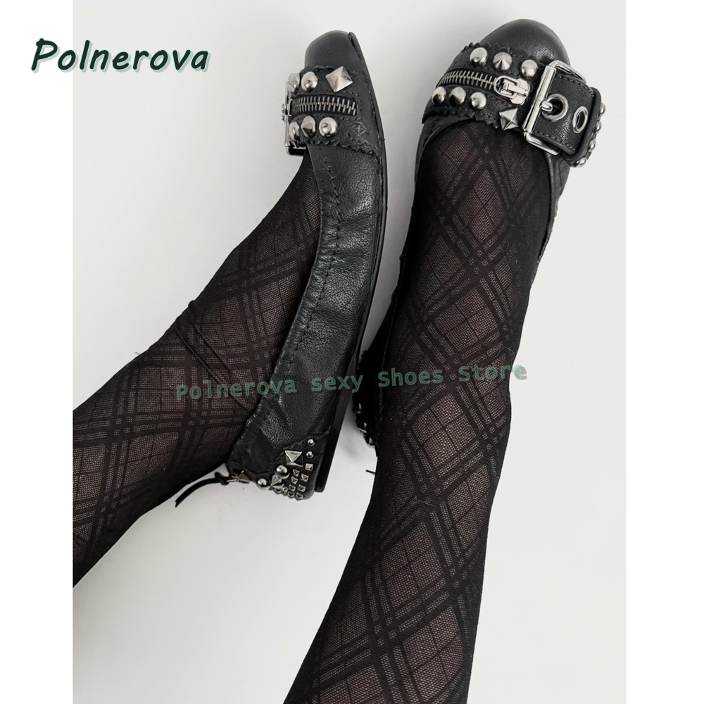Rivet Belt Buckle Mary Jane Sh - Women'S Shoes avaliação e preço