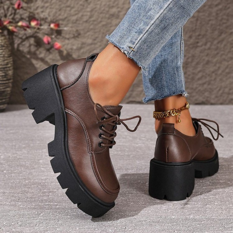 Large Size Thick-soled Loafers - Women'S Shoes Professional avaliação e preço