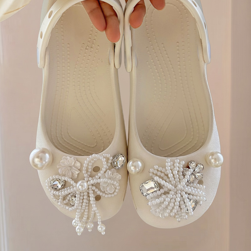Elegant Pearl Bowknot Soft Sol - Women Shoes Japanese Brand avaliação e preço