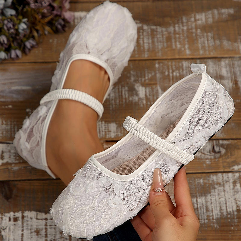 Woman Shoes Breathable Mesh Fl - Shoes For Women Flats avaliação e preço