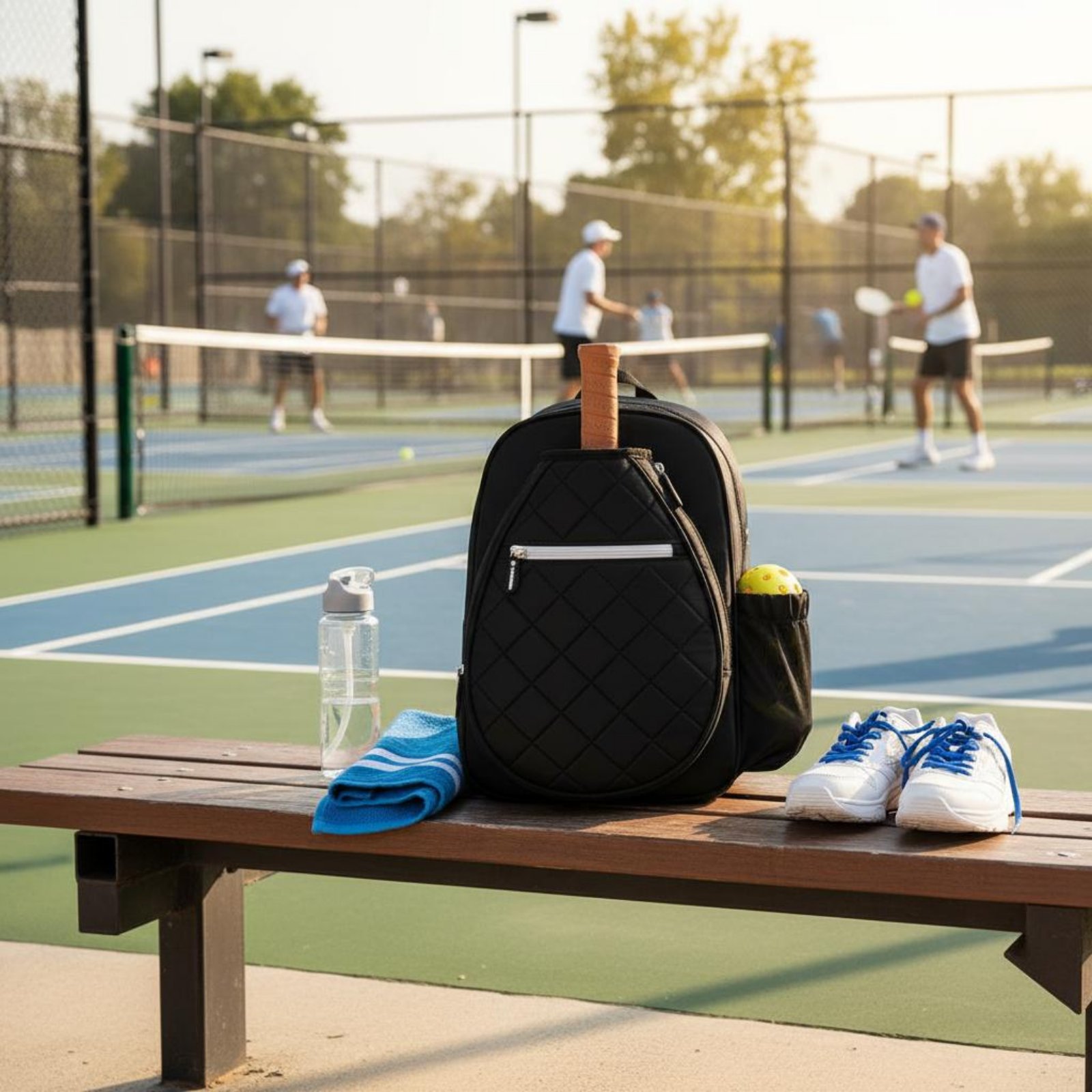 Quilted Pickleball Backpack Li - Women'S Shoes avaliação e preço