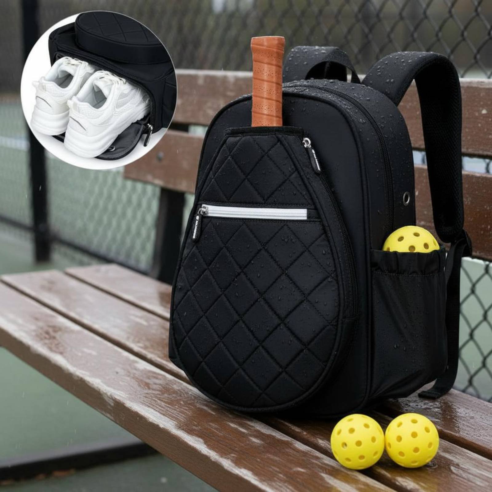 Quilted Pickleball Backpack Li - Women'S Shoes avaliação e preço