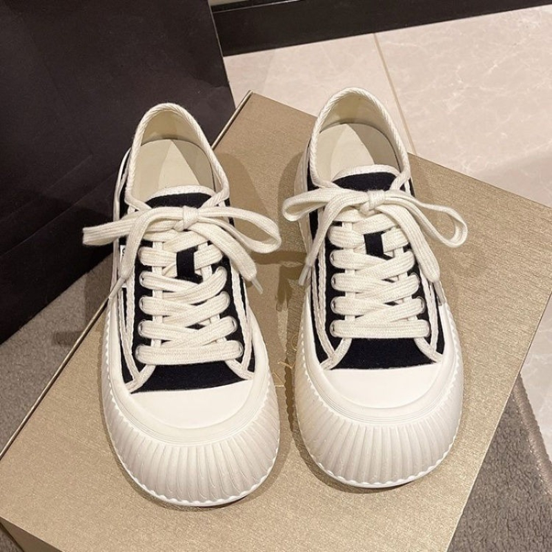 Round Toe Thick Bottom White S - Women'S Shoes Trendy avaliação e preço