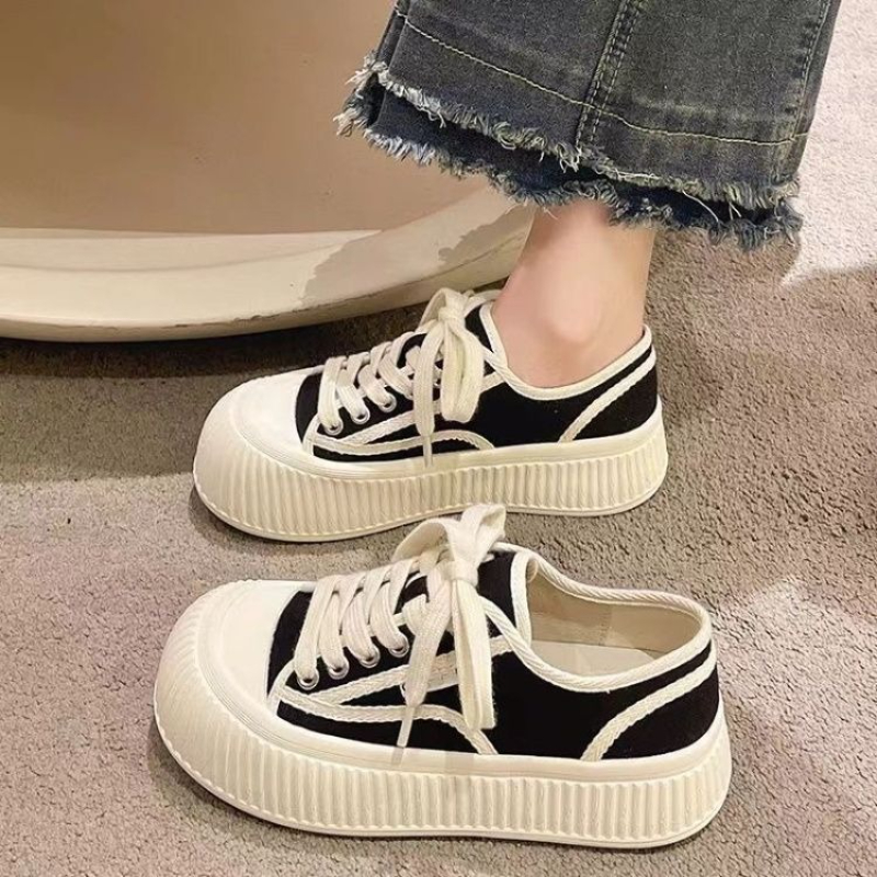 Round Toe Thick Bottom White S - Women'S Shoes Trendy avaliação e preço