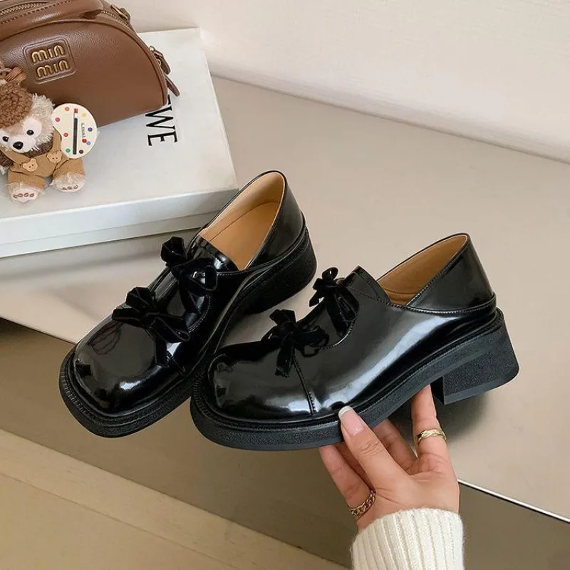 With Bow Loafers Shoes for Wom - Women Shoes Japanese Brand avaliação e preço